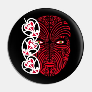 Maori warrior Pin