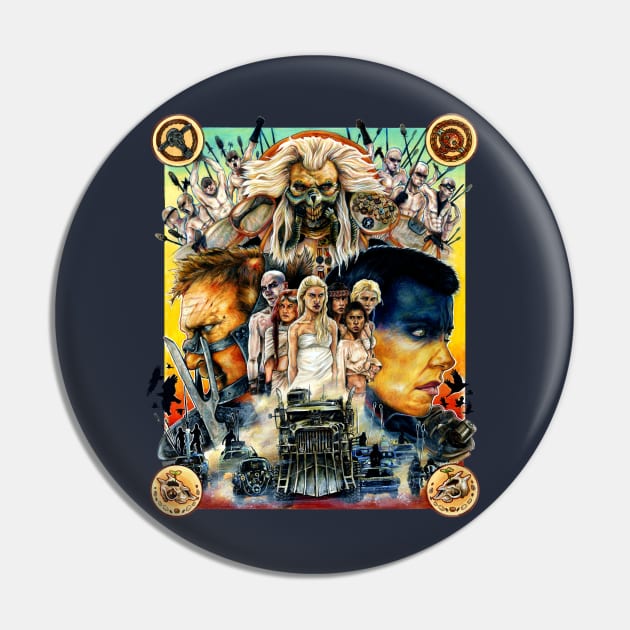 Mad Max Fury Road Poster Pin by Eattoast