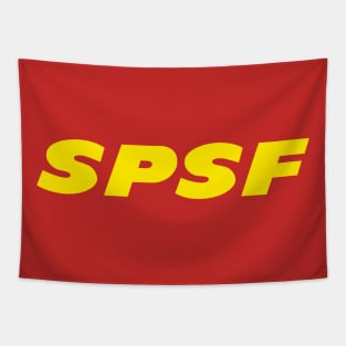 SPSF Yellow Logo Tapestry