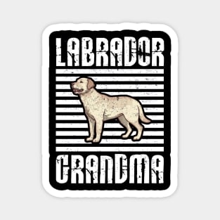 Labrador Grandma Proud Dogs Magnet