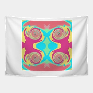 Tile Pattern Pastel Swirls / G-Tile006 Tapestry