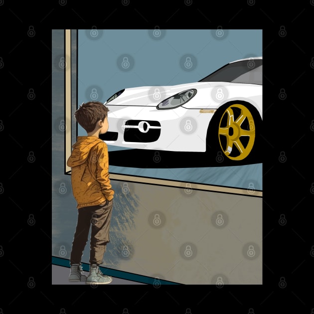 Porsche Cayman Kids Dream by Rebellion Store