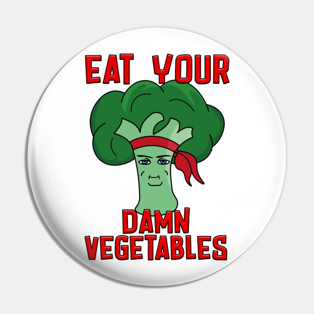 Ninja broccoli chad eat your damn vegetables Pin by Captain-Jackson