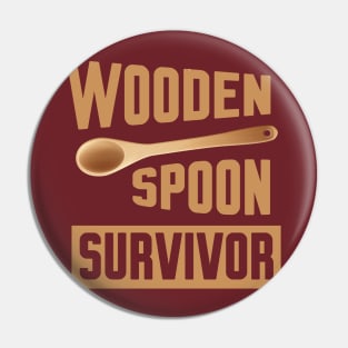 Wooden Spoon Survivor Pin