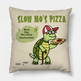 Turtle Pizza Delivery Service Pillow