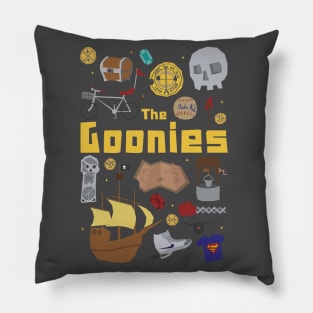 The Goonies paper cut illustration Pillow