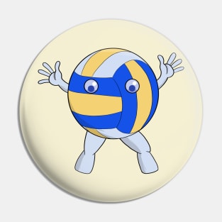 Funny Volleyball Pin