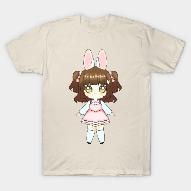 easter bunny chibi girl easter bunny t shirt teepublic