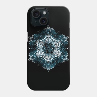 Sapphire Starburst Snowflake Phone Case