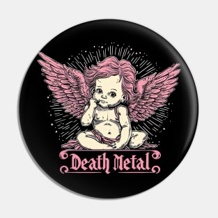 Death metal cherub Pin