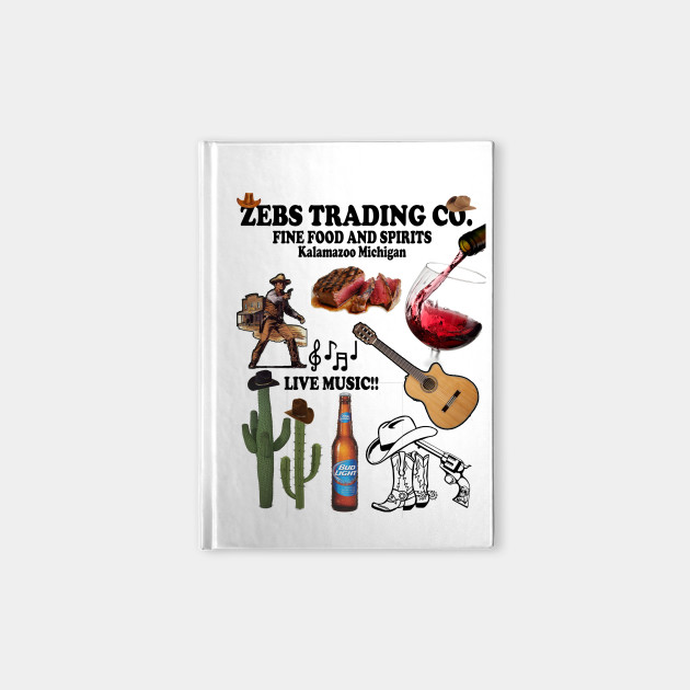 Zebs Trading Co Tee Notebook Teepublic