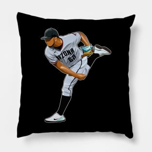 Humberto Mejia #62 Power Throw Pillow