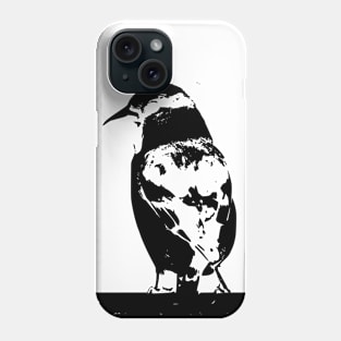 monochrome cool bird Phone Case