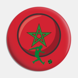 Qatar 2022.We support the Moroccan national team Pin