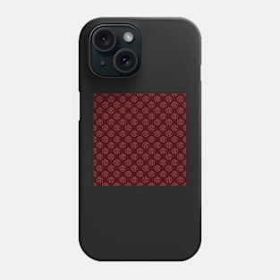 Dark Red Stone Pentagrams Phone Case