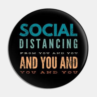 Social distancing humor Pin