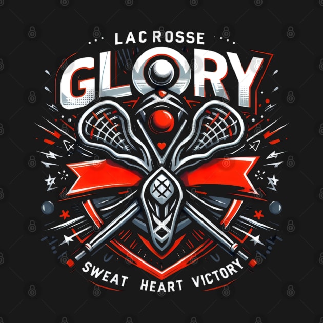 Lacrosse Glory: Sweat, Heart, Victory by CreationArt8