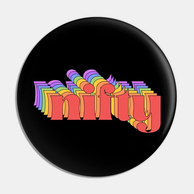 Retro slang: nifty (bright rainbow repeated letters) Pin by PlanetSnark