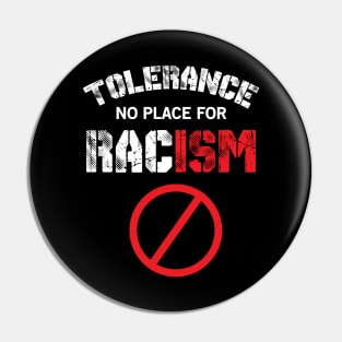 Say No To Racism Pin