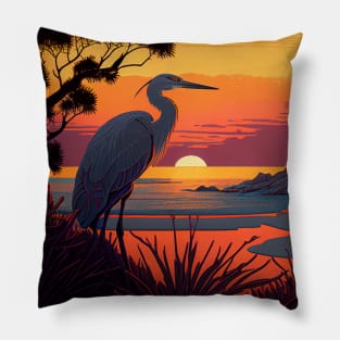 Heron Bay Nights Pillow