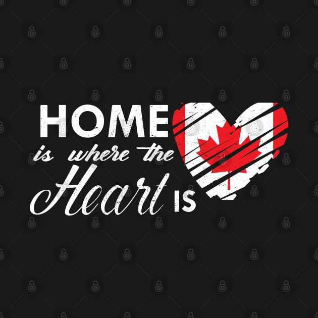 Canadian - Home is where the heart is by KC Happy Shop