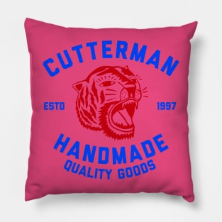 Tiger brand handmade quality hand drawn old school logo Pillow