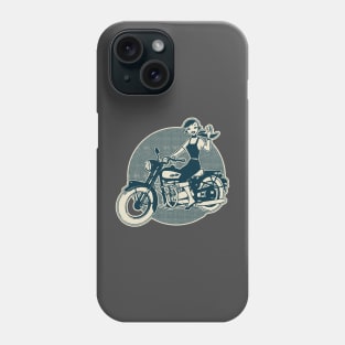 Vintage Japan Motorcycle Rider Phone Case