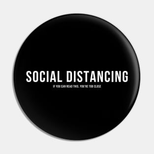 Social Distancing Pin