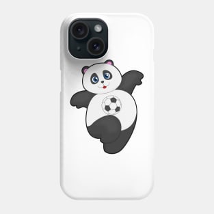 Panda at Soccer Sports Phone Case
