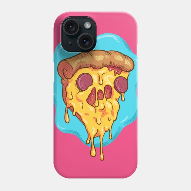 Pizza Face Phone Case by 9shanks9