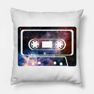 Galactic Cassette Tape Pillow