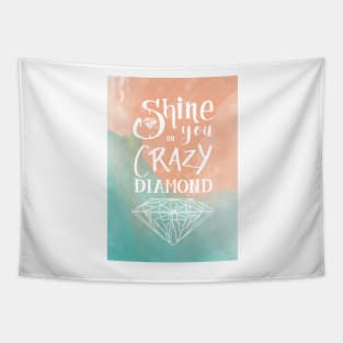 Shine on you crazy diamond - Watercolor Tapestry