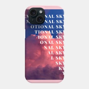 Emotional sky Phone Case