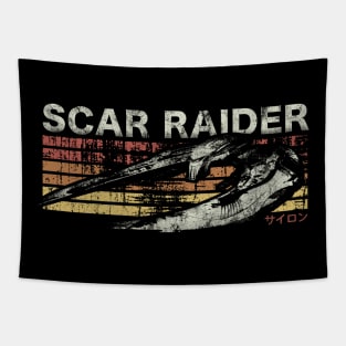 Retro Scar Raider Tapestry