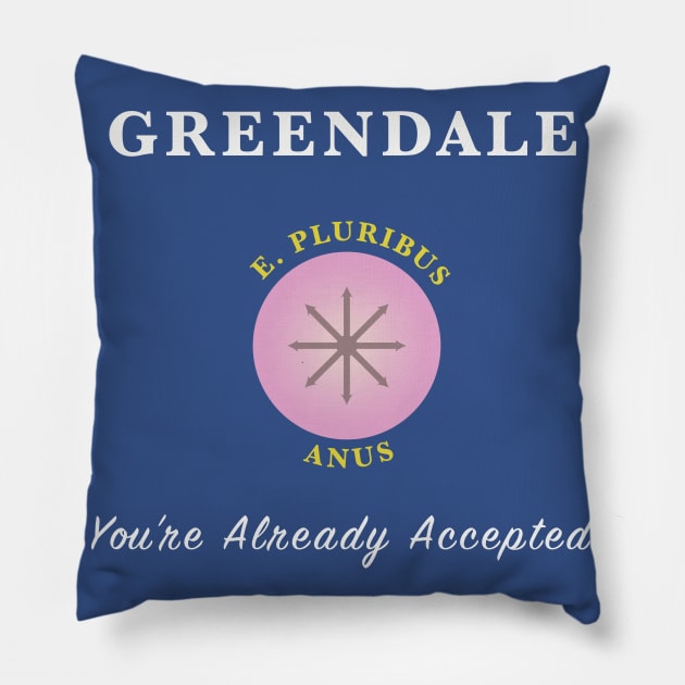 Greendale Pillow by Altdisney