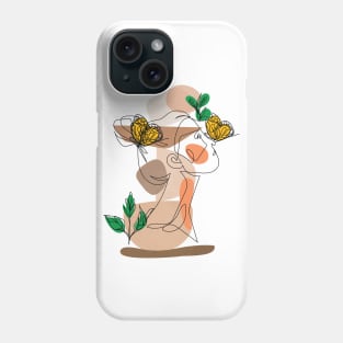 Portrait of a Beautiful Woman |  Positivity Phone Case