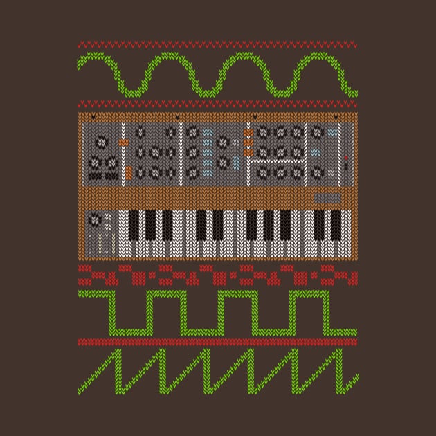 Synthmas Ugly Sweater by somewhat clever