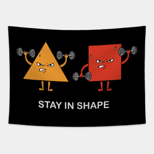Gym stay in shape Tapestry
