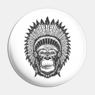 Angry Gorilla Pin