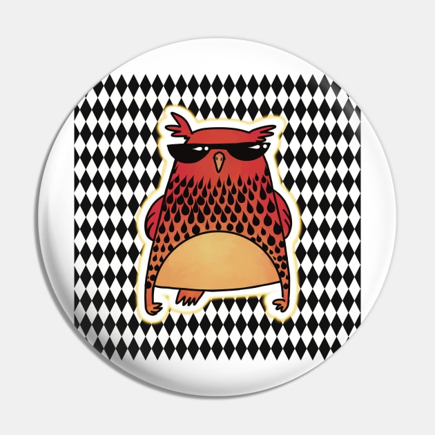 Cool owl with sunglasses Pin by marina63