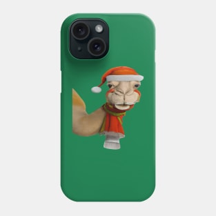 Adorable Cute Camel Wearing Santa Hat Christmas Phone Case