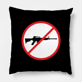 Ban Assault Rifles Shirt Pillow