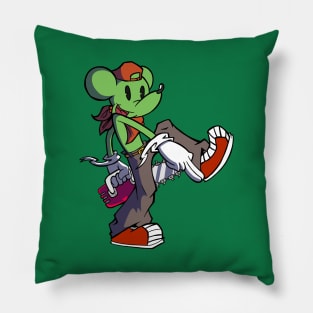 Mad Mouse Pillow