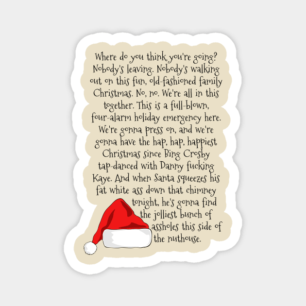 Christmas Rant Magnet by masciajames