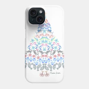 Marine Creatures Christmas Tree Phone Case