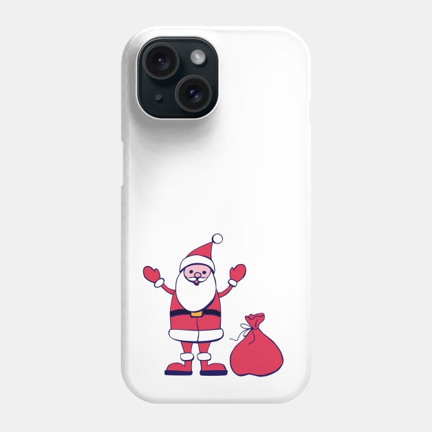 Santa Claus Christmas design Phone Case by katerinamk