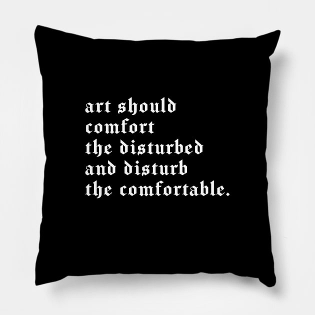 Art should Pillow by Membri