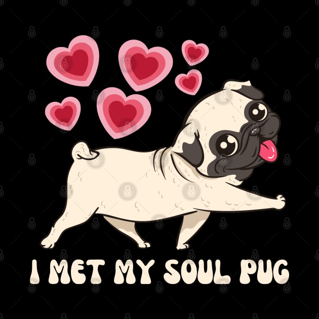 I Met My Soul Pup Valentines Gift For Dog Lovers by Museflash