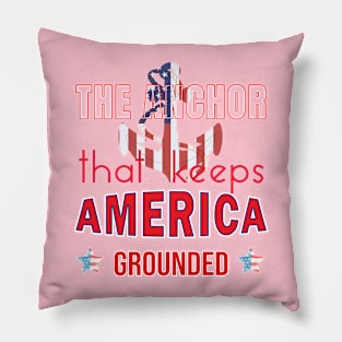 American Family Day Pillow