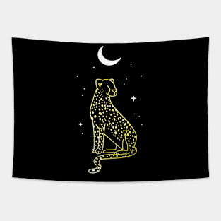 Yellow Cheetah Tapestry